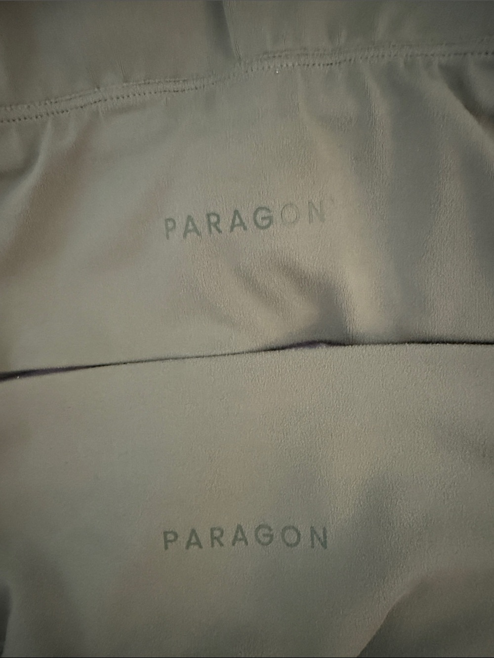 Paragon Fitwear Olive Green Ruched Sports Bra and Leggings Set - Picture 3 of 3